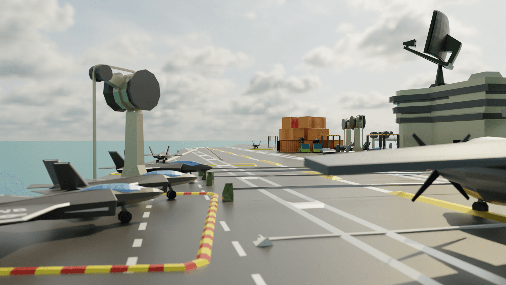 Cover image for Low-Poly Aircraft Carrier