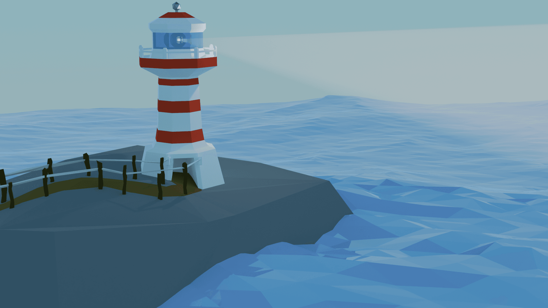 Cover image for Low-Poly Lighthouse