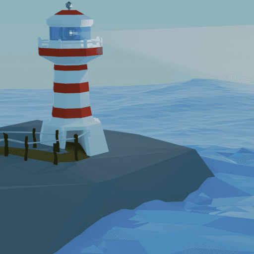 Low-Poly Lighthouse