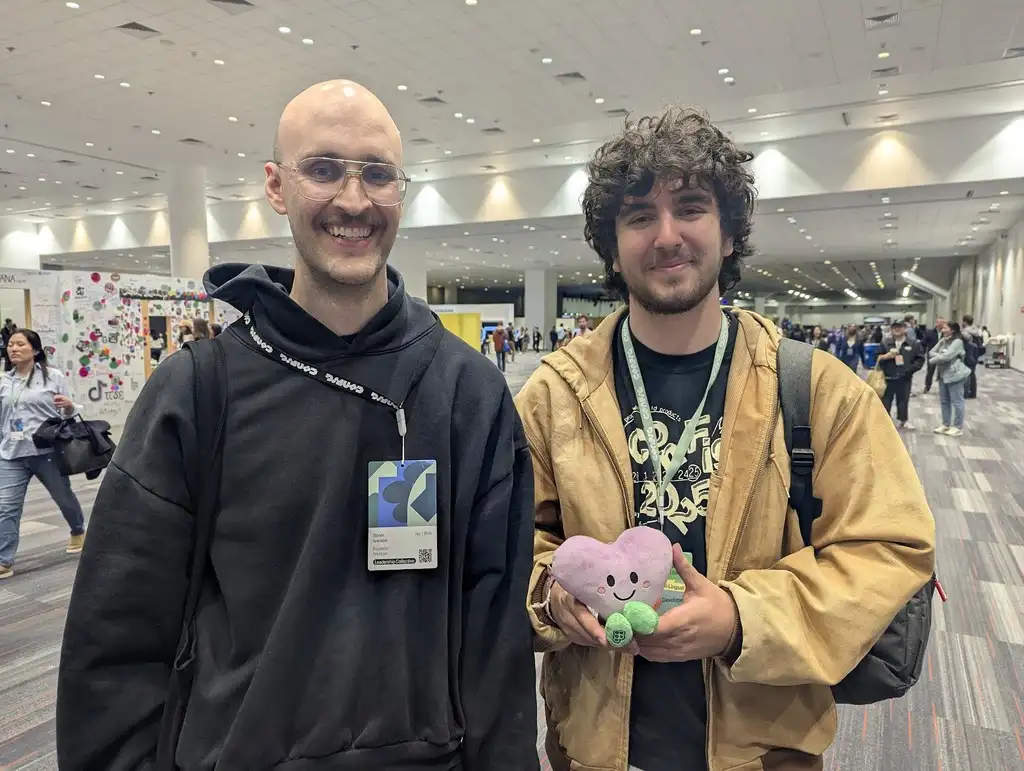 Photo with Soren Iverson at Figma Config 2025