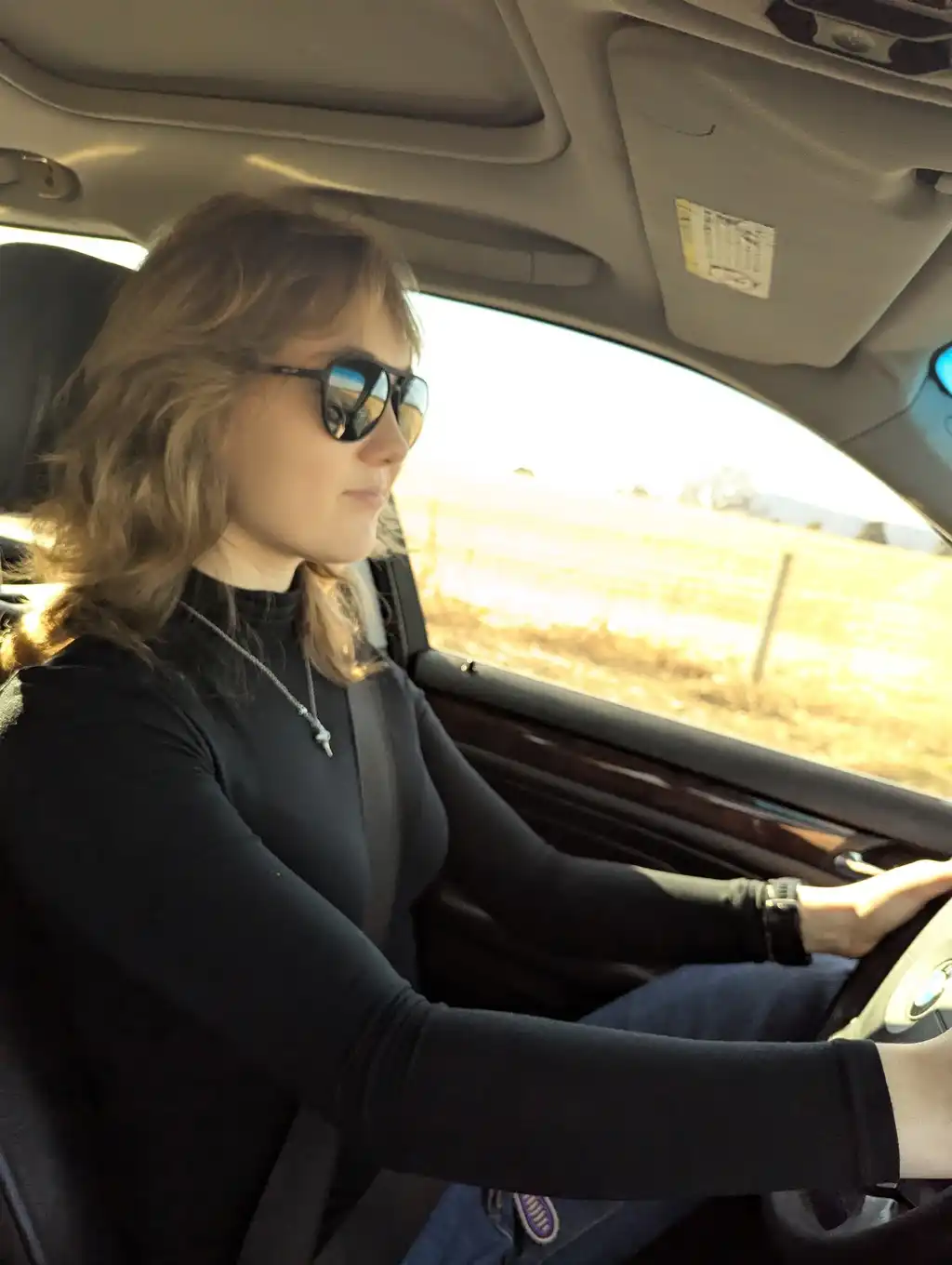 Driving through Shenandoah during a road trip from DC